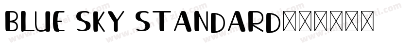 Blue Sky Standard字体转换